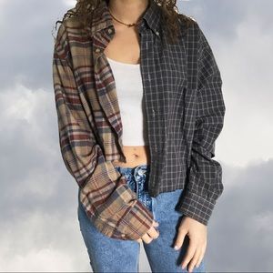 Reworked Cropped Flannel